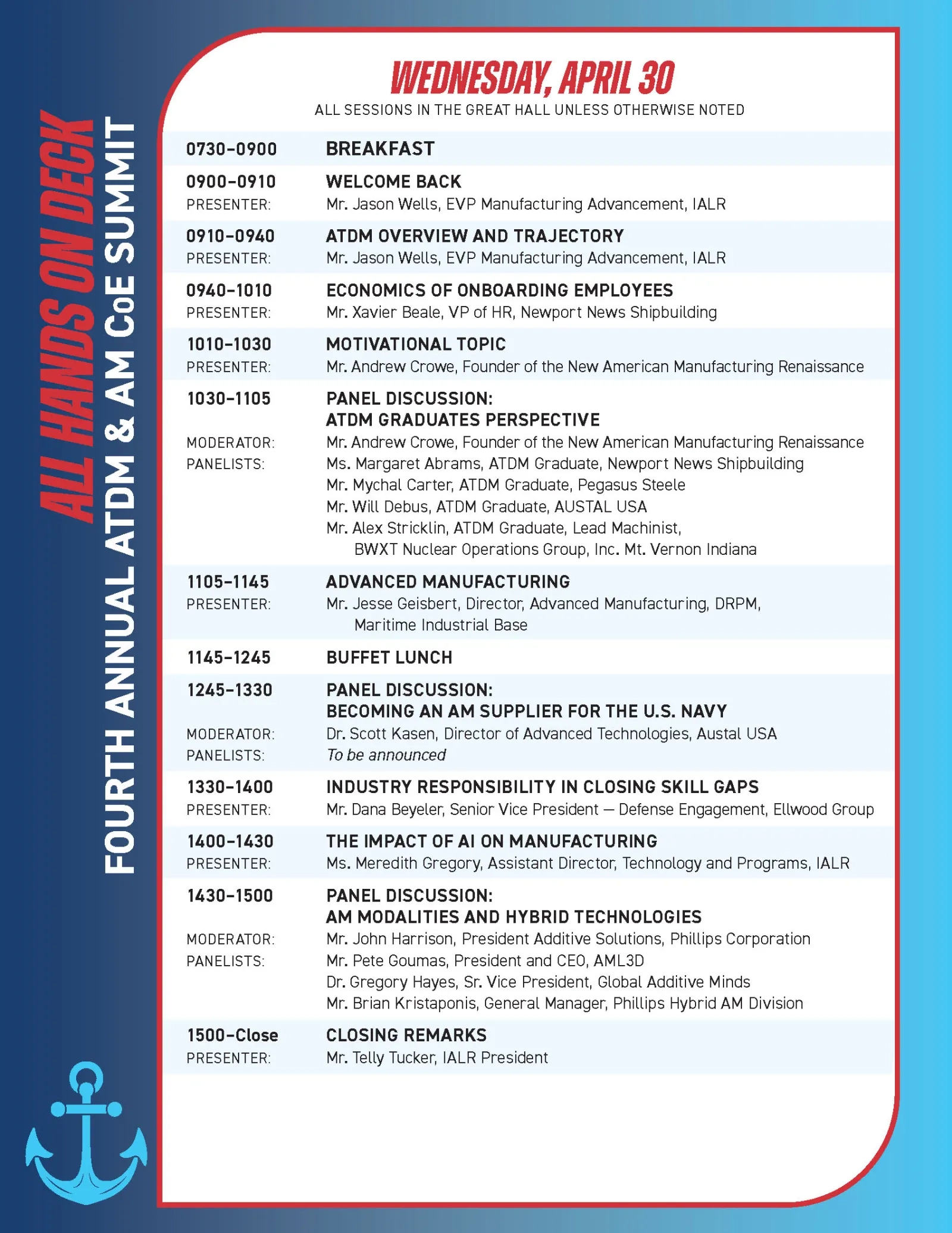 agenda